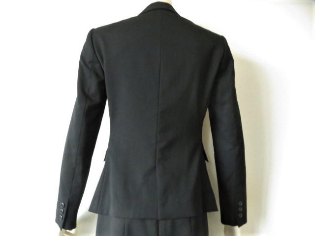 # как новый красивый прекрасное качество прекрасный товар [LES MUES]re Mu высококлассный черный костюм маленький размер S~SS.. костюм деловой костюм s1364