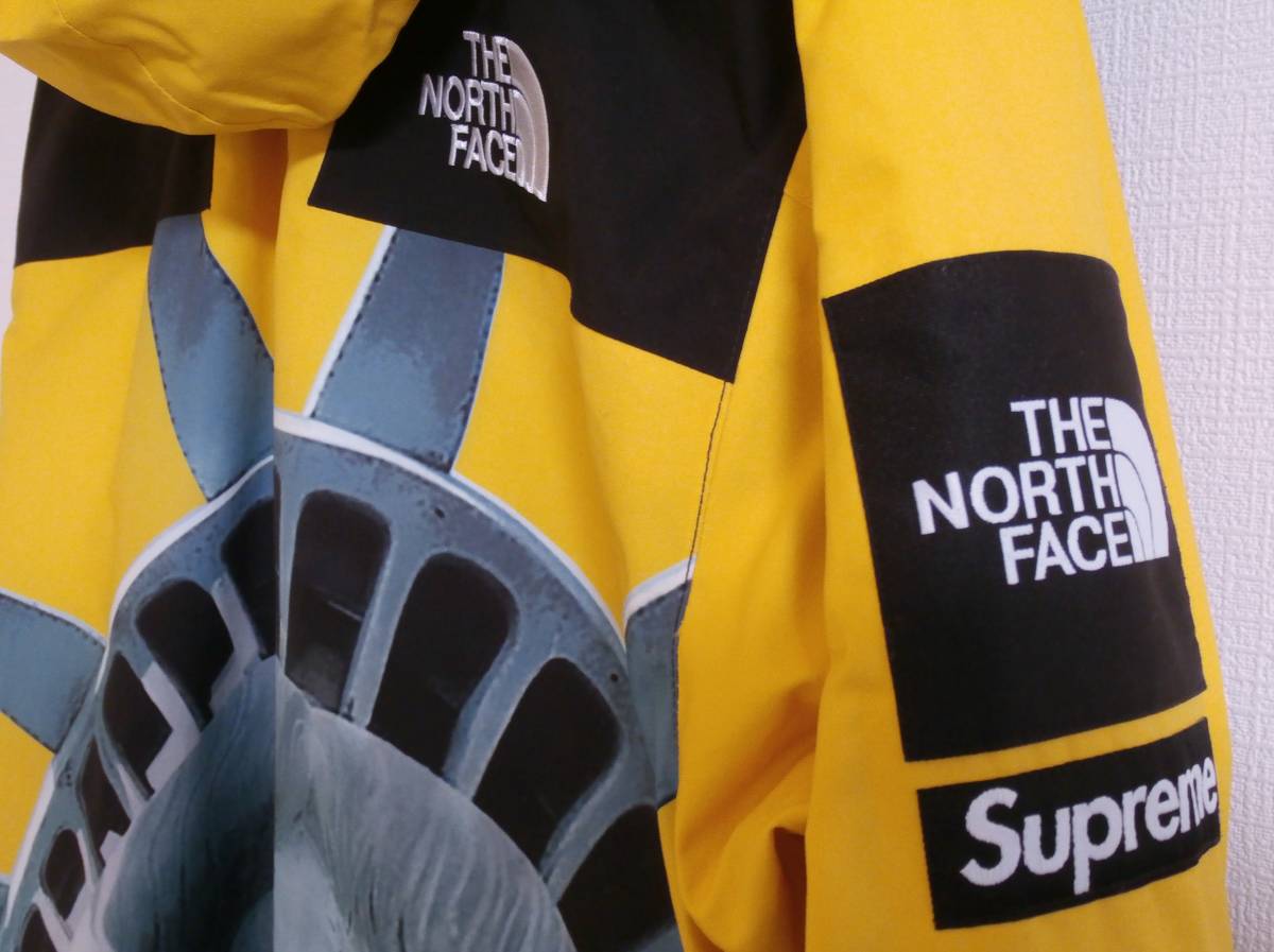 最終値下げ【美品】=Supreme × The North Face＝ Statue of Liberty Mountain Jacket【M】Yellow シュプリーム×ノース マウンテンJK_画像1