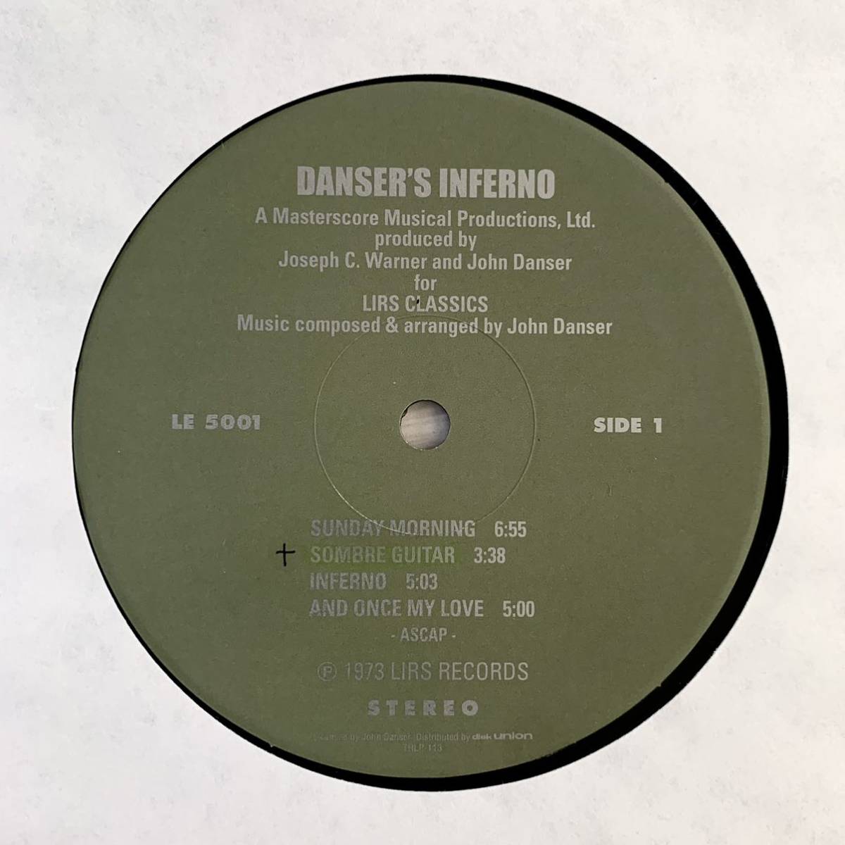 Danser’s Inferno / Creation one // LP raregroove レアグルーヴ_画像4