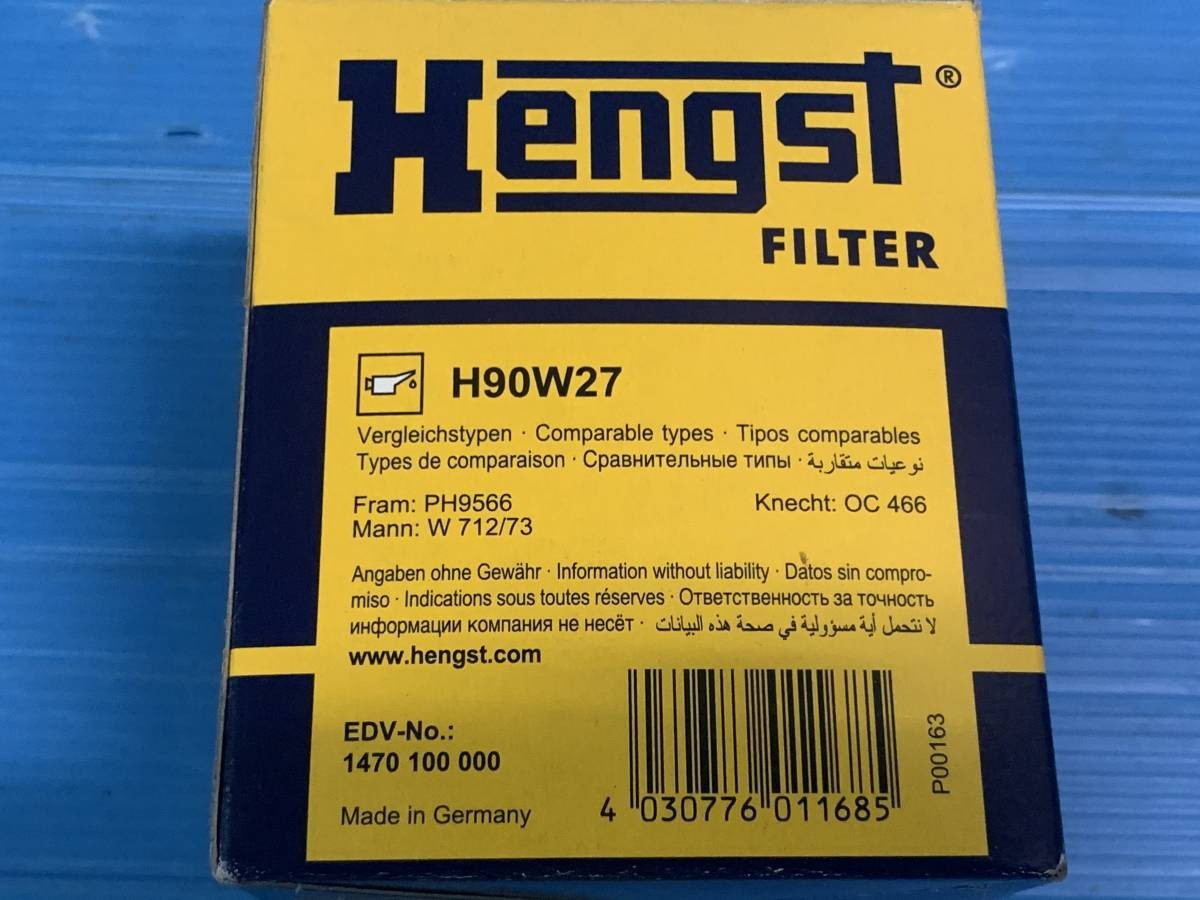 ※同梱不可※【1円スタート】 新品 GH-WFOCJB モンデオ Hengst オイルエレメント H90W27 #2206_画像4