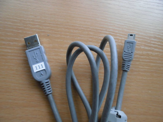 SONY USB-A-ミニUSBケーブル 1.5m 5-64-111 中古品
