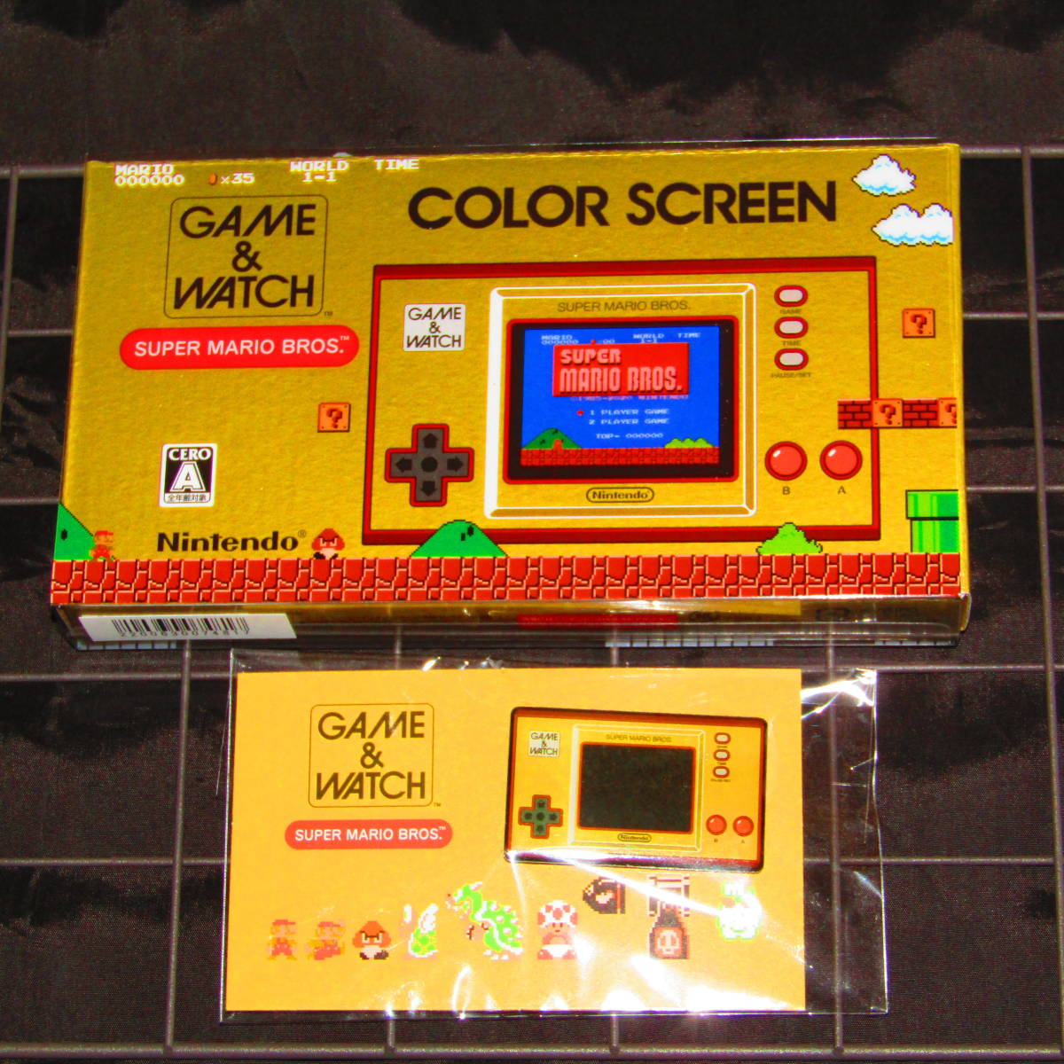  free shipping unopened new goods game & watch Super Mario Brothers Amazon limitation original pin z attaching 