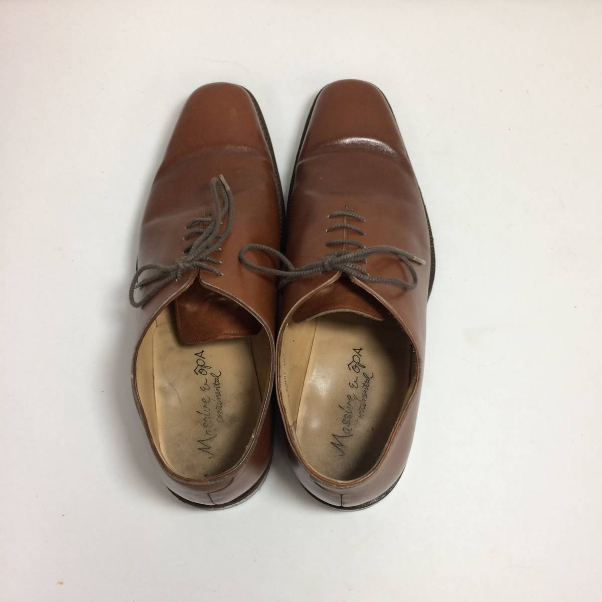 グッドイヤーウェルト 本格革靴 レザーシューズ6.5表記 24.5cm 一枚皮 一枚革 _画像9