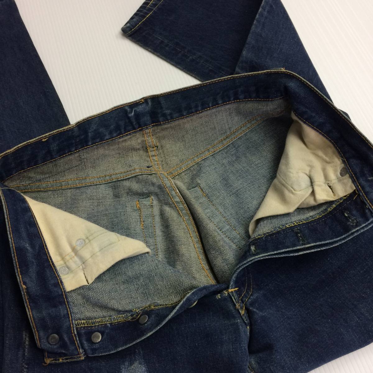 Vintage USA製 リーバイス 501 デニムパンツ W29 Levi's BIGE 60s 70s 赤耳 チェーンステッチ