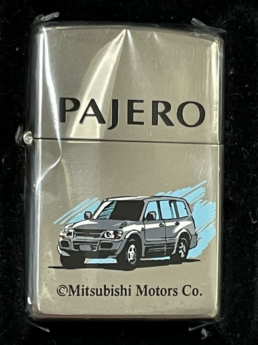 zippo PAJERO MITSUBISHI MOTORS パジェロ 三菱モータース 1999年製 限定品 年代物 両面デザイン シリアルナンバー 希少ゾロ目 NO.0022