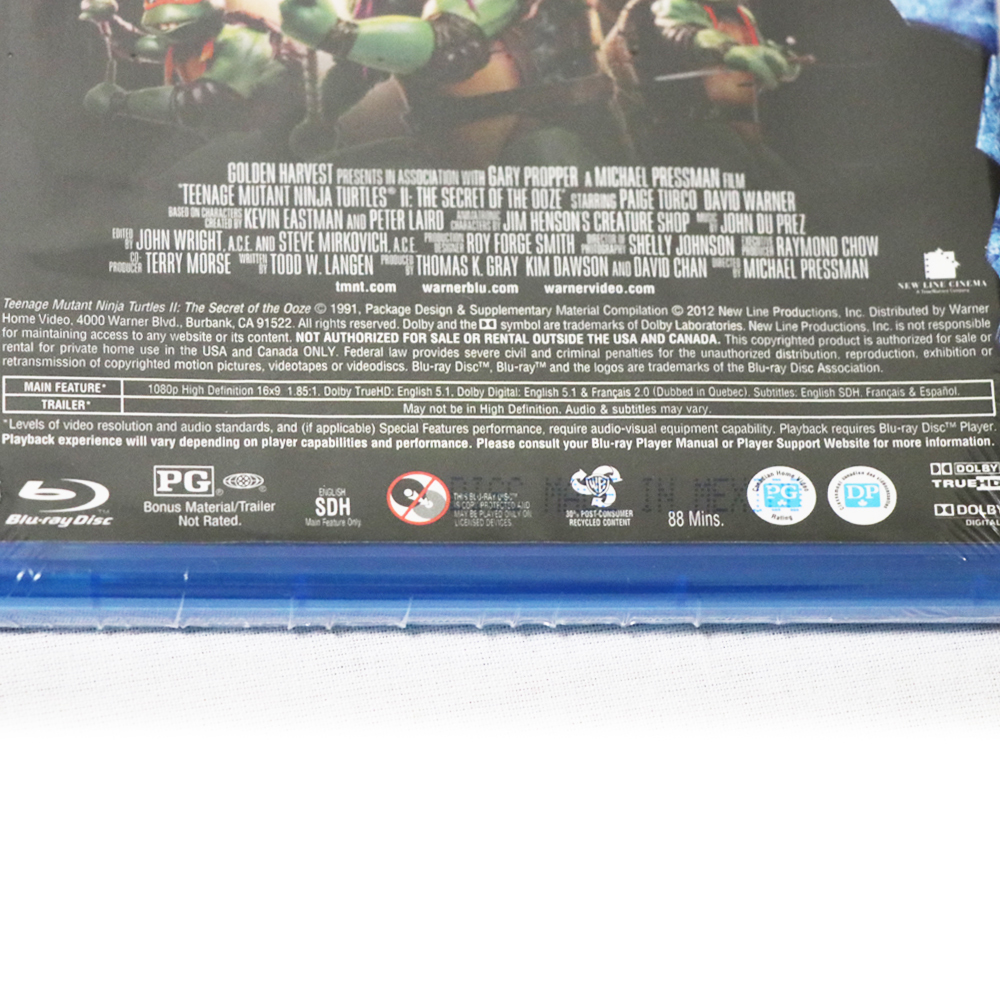 新品アメリカ購入【Blu-ray】ミュータント・ニンジャ・タートルズ2 Teenage Mutant Ninja Turtles 2 - The Secret Of The Ooze_画像3