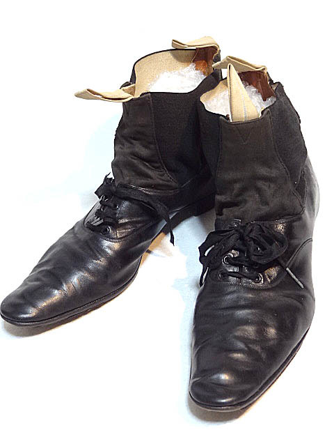 2021人気特価 1890〜1910s ヴィクトリアン レースアップレザーブーツ