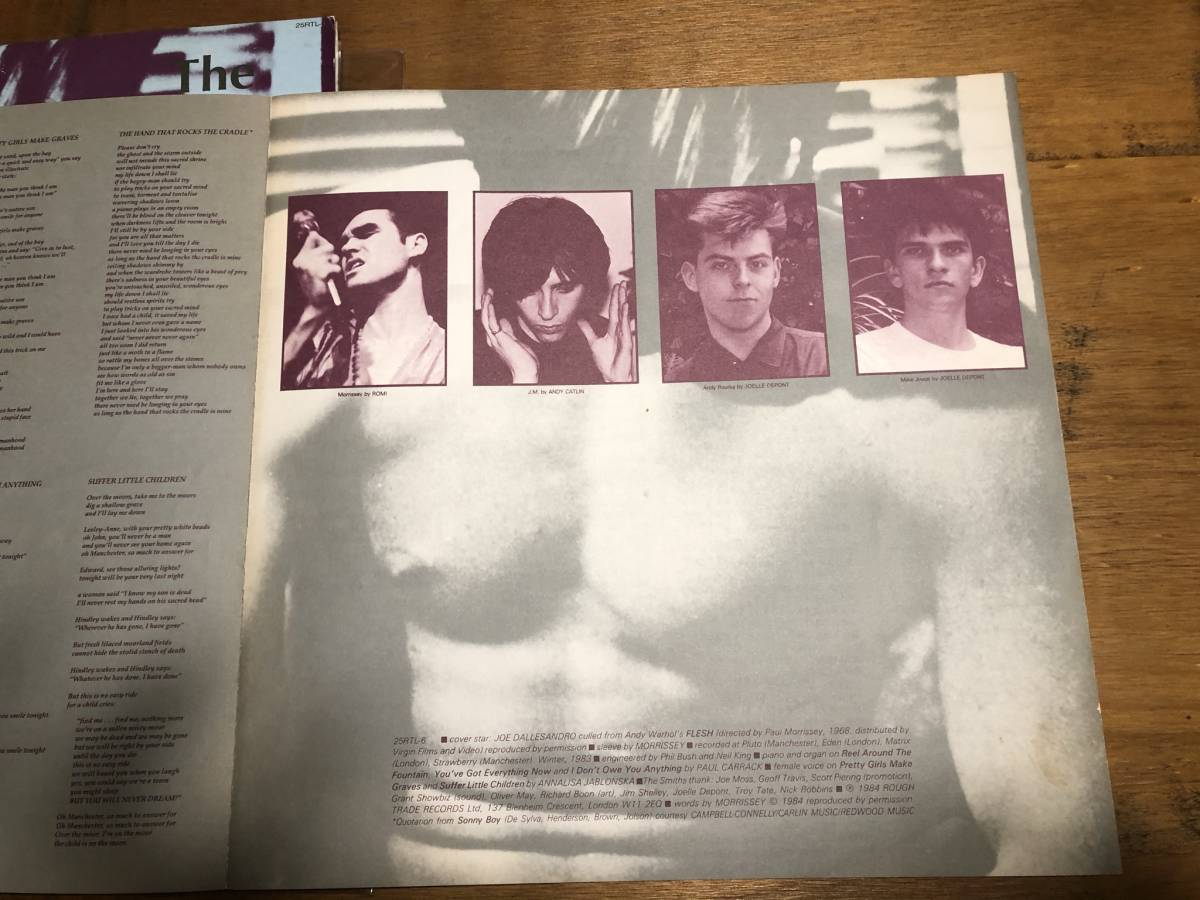 LP【Indie】The Smiths / THE SMITHS 【25RTL-6 希少日本盤】_画像10