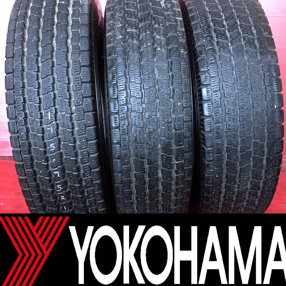 YOKOHAMA ICE　GUARD　IG91　STUDLESS　175/75R15　103/101L　LT　ヨコハマ　スタッドレスタイヤ　３本セット　（F-38）_画像1