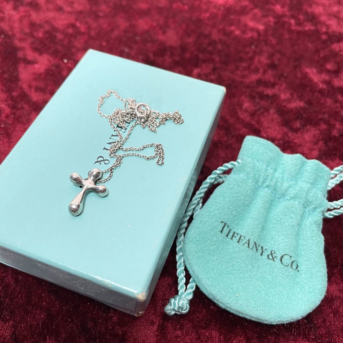 SV925 Tiffany ティファニー クロス 十字架 ネックレス