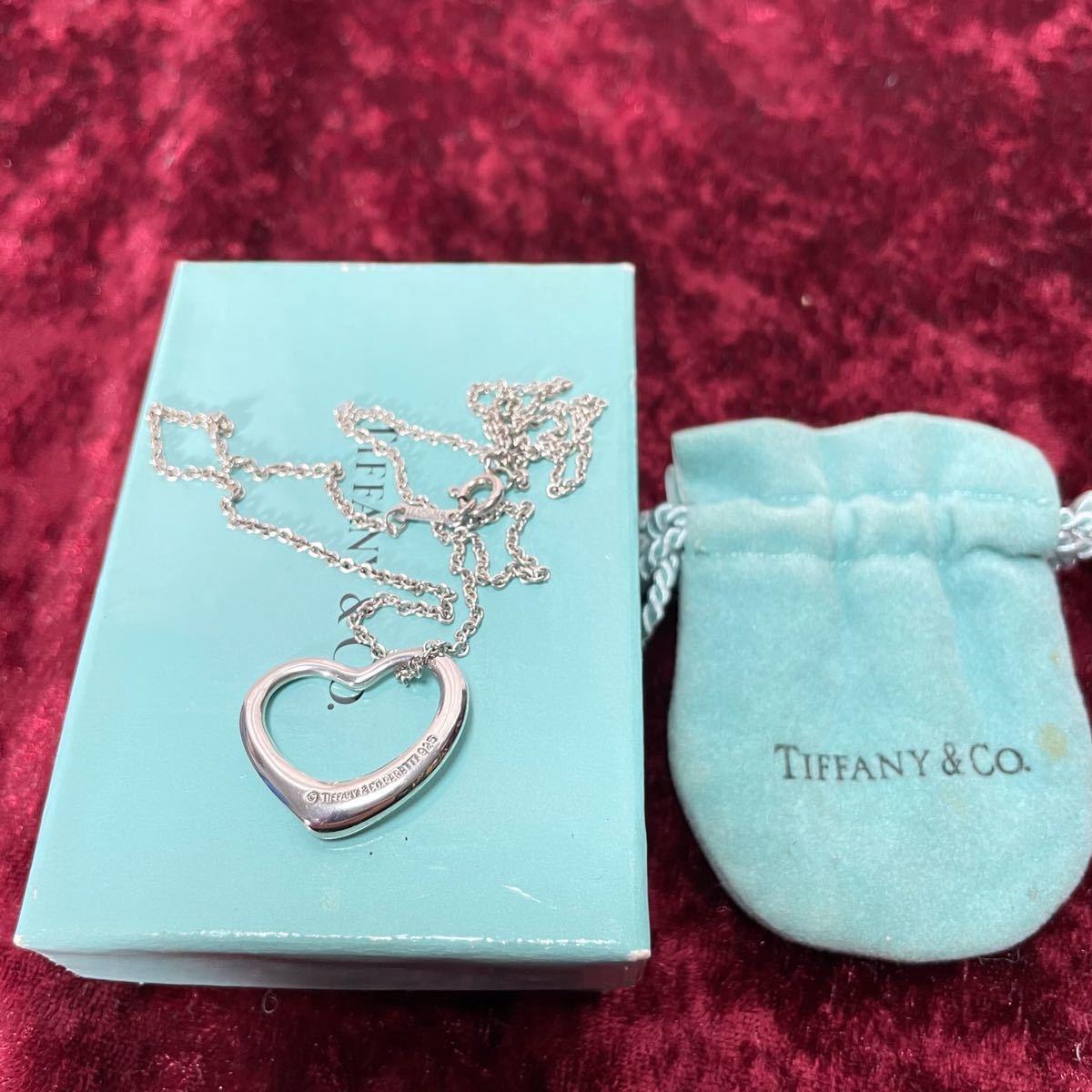 中華のおせち贈り物 2 SV925 Tiffany ティファニー オープンハート