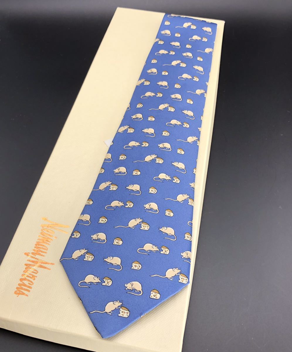 未使用 HERMES エルメス ネズミ マウス ネクタイ(ネクタイ)|売買され