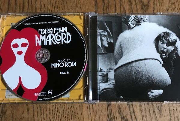 【サントラCD】映画 フェリーニのアマルコルド 拡張版2枚組 Amarcord (Expanded / 2000 Edition)ニーノ・ロータ Nino Rota Fellini の画像4