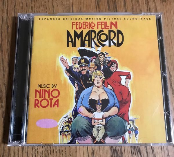 【サントラCD】映画 フェリーニのアマルコルド 拡張版2枚組 Amarcord (Expanded / 2000 Edition)ニーノ・ロータ Nino Rota Fellini の画像1