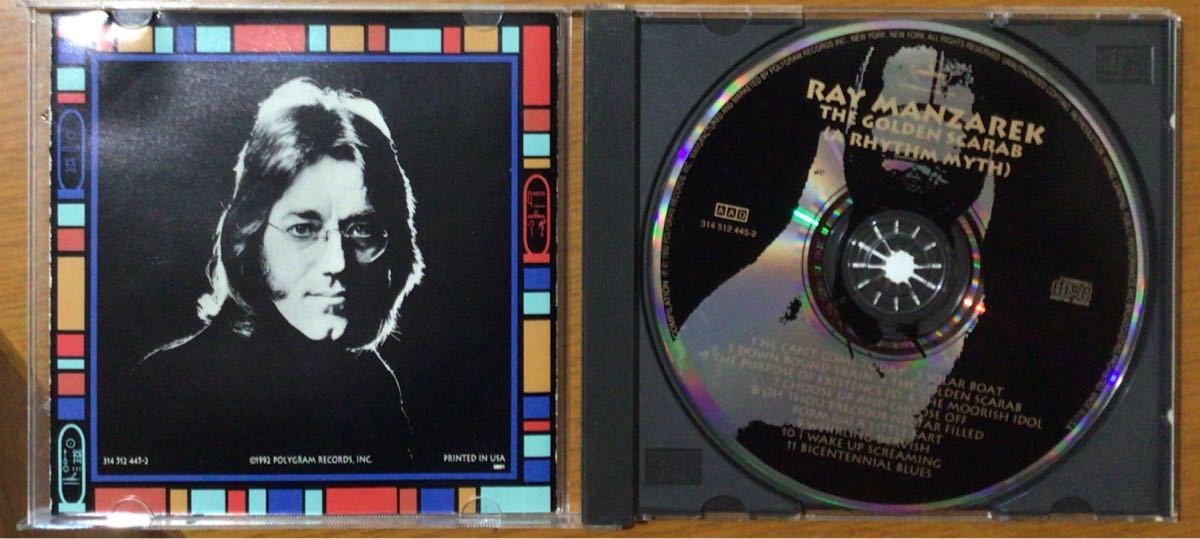 RAY MANZAREK[The Golden Scrab]1974 год Solo альбом CD* Ray * man The rek дверь z