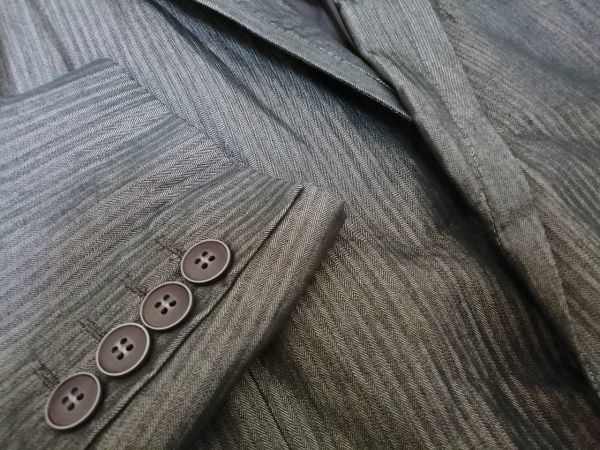 kkaa196 ■ TWENTYONE MEN ■ テーラードSジャケット シングル 2つボタン 濃紺 ダークネイビー S_画像7