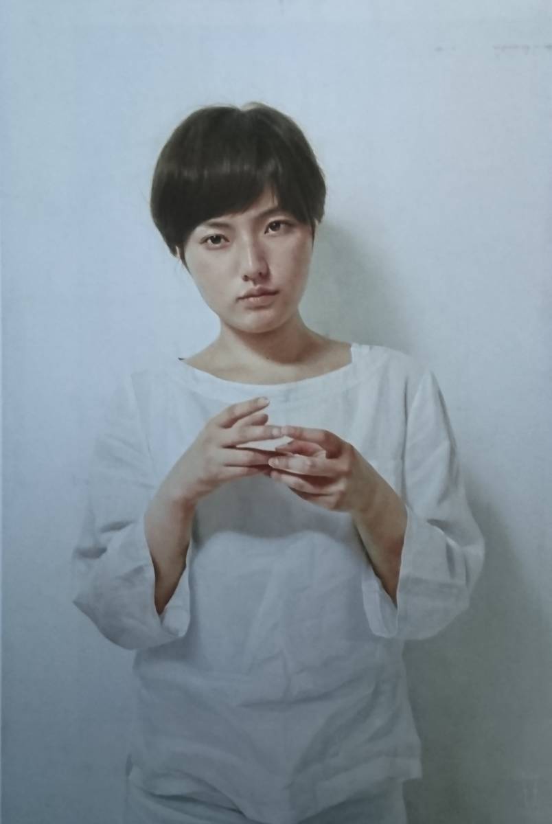 藤田 貴也 、【Eiko】、希少画集画、状態良好、人物、写実、新品額 額装付、送料無料