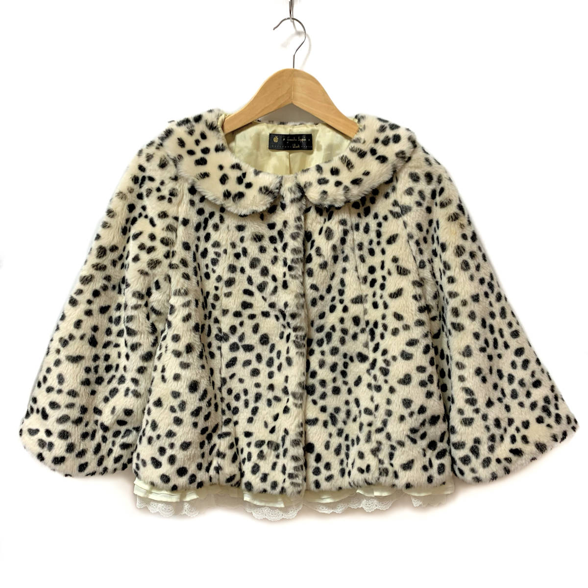 franche lippee black フランシュリッペ ブラック ファー レース franche lippee black フランシュリッペ ブラック ファー レース