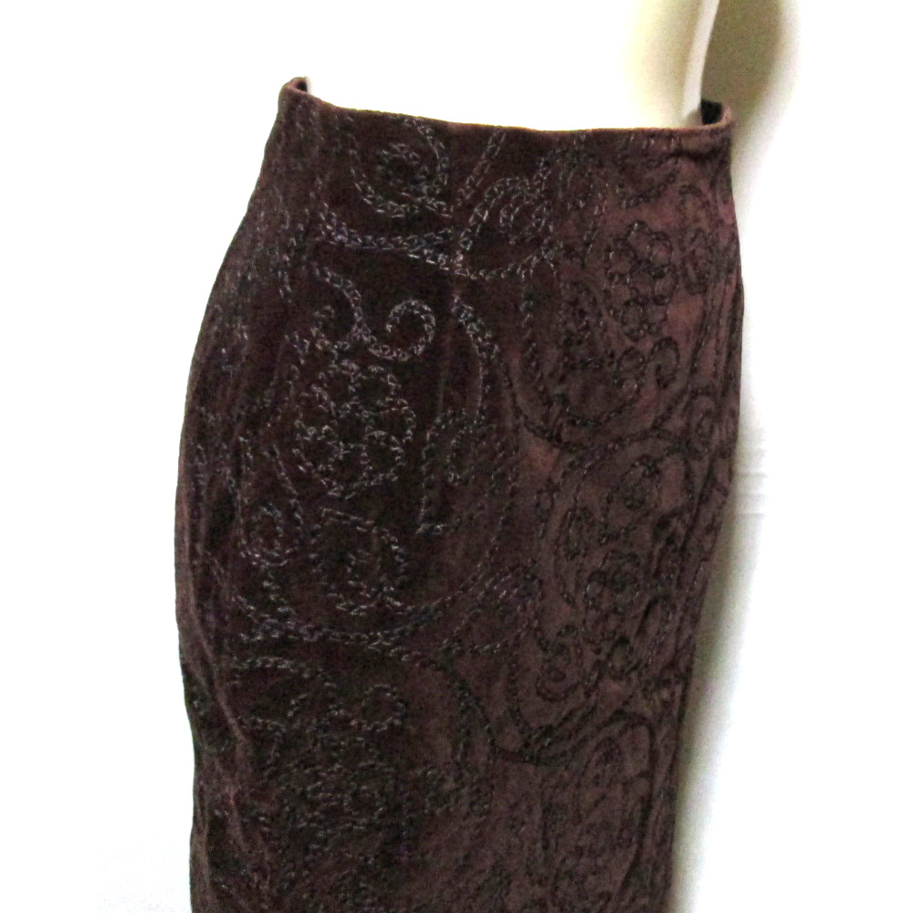 Vintage KENZO ヴィンテージ ケンゾー 「38」 フランス製 コードヤーン刺繍スカート 130521_画像3