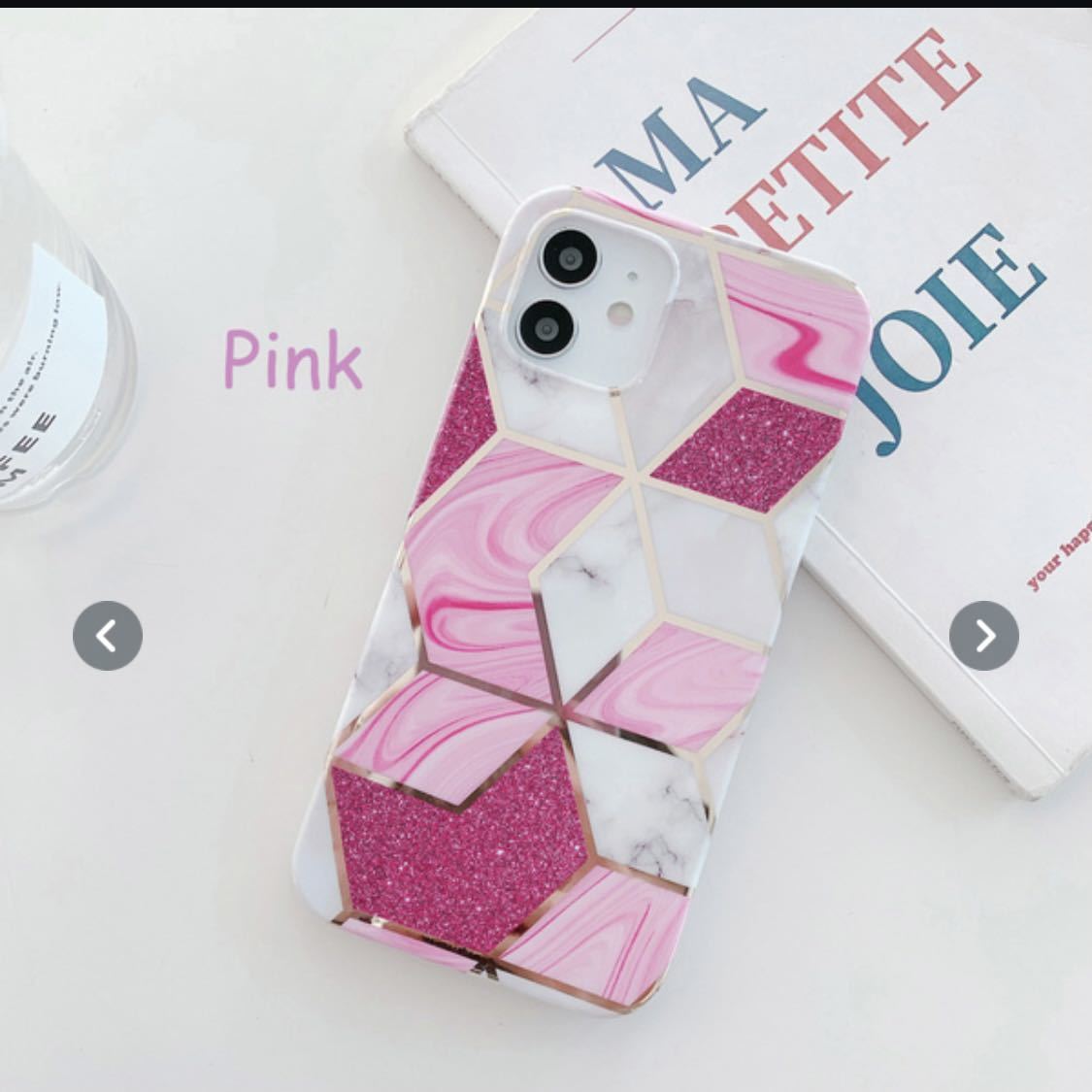新品未使用☆iPhone12☆スマホケース　iPhoneケース　ソフトシリコン　Pink_画像2