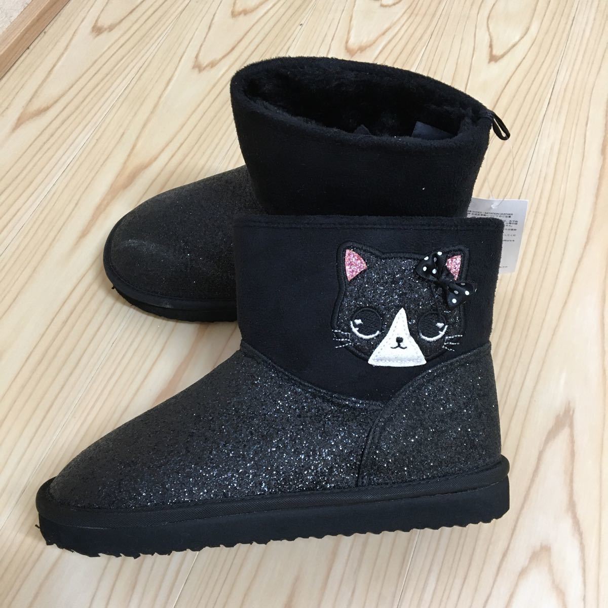 Paypayフリマ 未使用 H M 18 19cm ムートン キッズブーツ ネコ 猫 Paypayフリマ 未使用 H M 18 19cm ムートン キッズブーツ ネコ 猫
