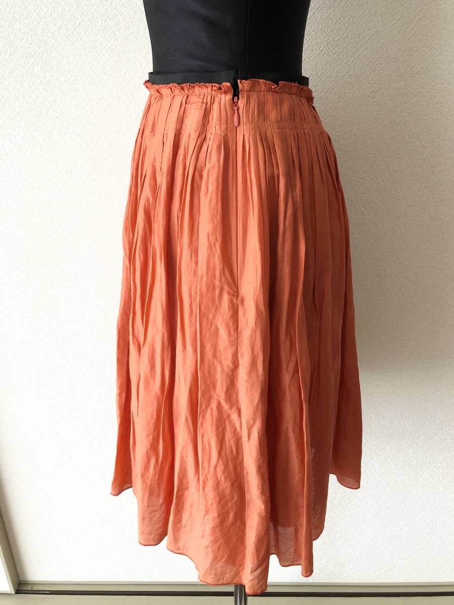 [ROPE]★オレンジカラー・プリーツスカート・サイズ[36]★_画像2