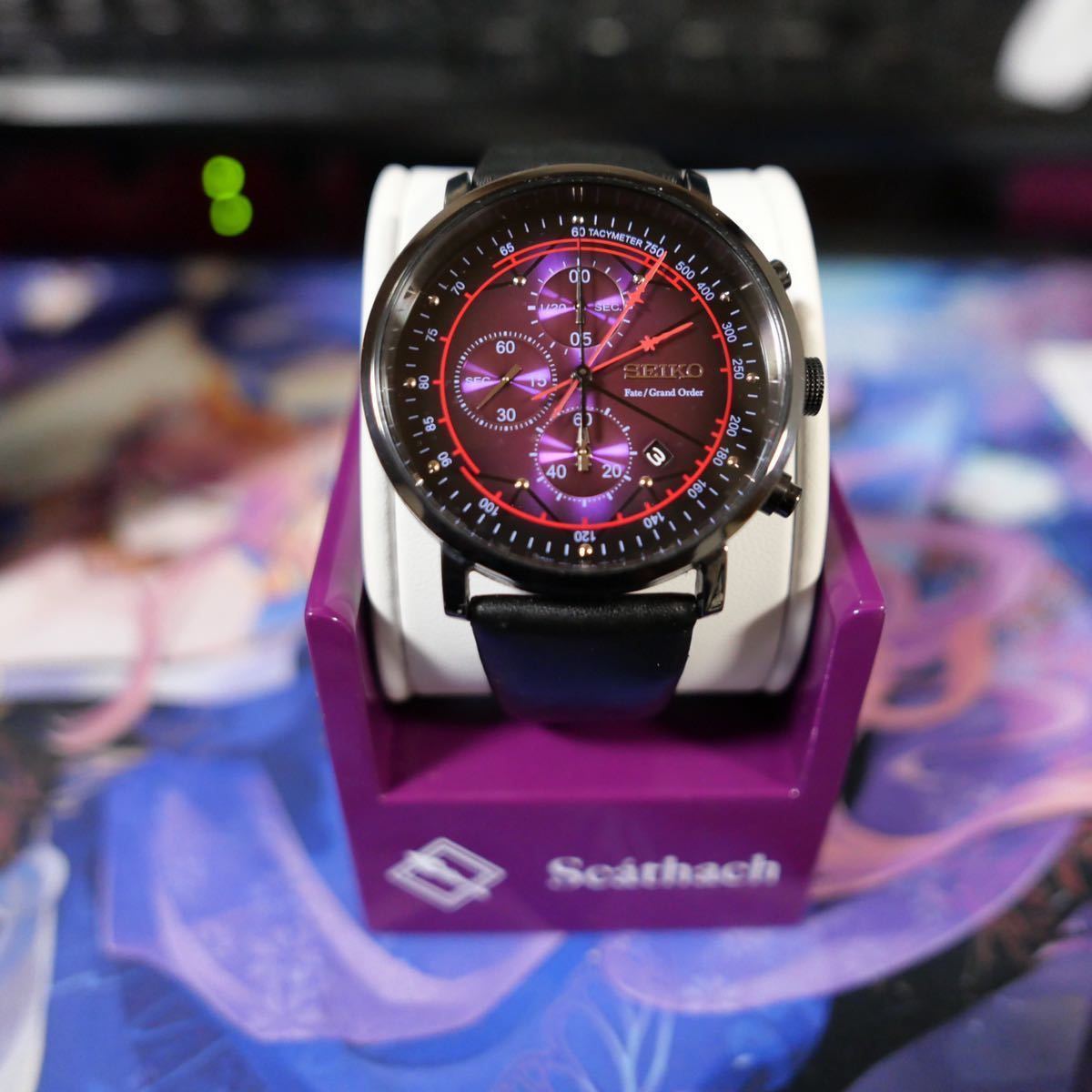 Fate Grand Order オリジナル サーヴァント ウォッチ スカサハモデル SEIKO 腕時計 FGO スタンド付き