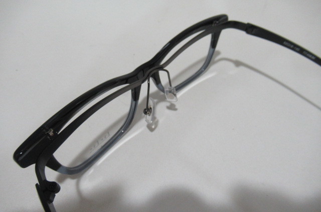 TSETSE 眼鏡 跳ね上げメガネフレーム T-2212 新品 鯖江 福井県 日本製 メタルプラスチックメガネフレーム_画像4
