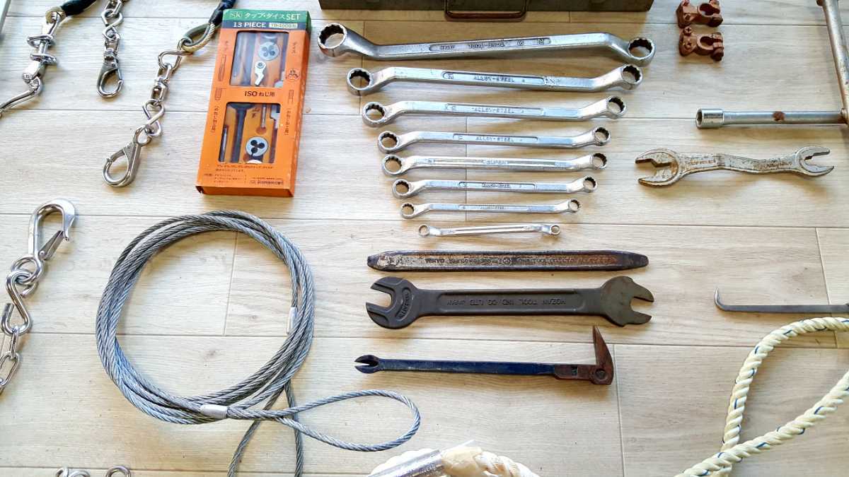 大特価!】ステンレス工具等50点以上大量大放出! チェーンフック 大特価!】ステンレス工具等50点以上大量大放出! チェーンフック