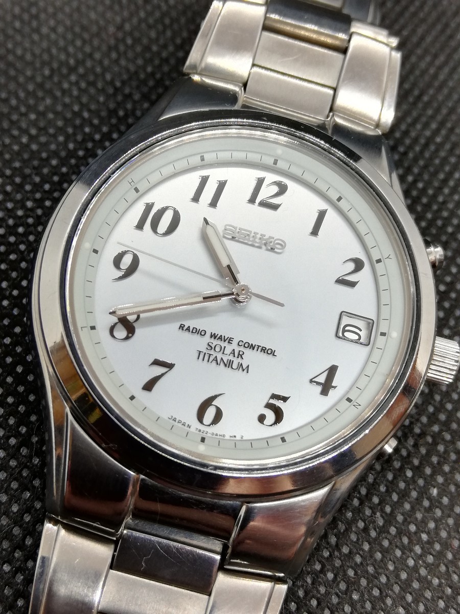 ソーラー 電波】SEIKO セイコーチタニウム SBTM007 7B22-0AD0 ソーラー 電波】SEIKO セイコーチタニウム SBTM007 7B22-0AD0