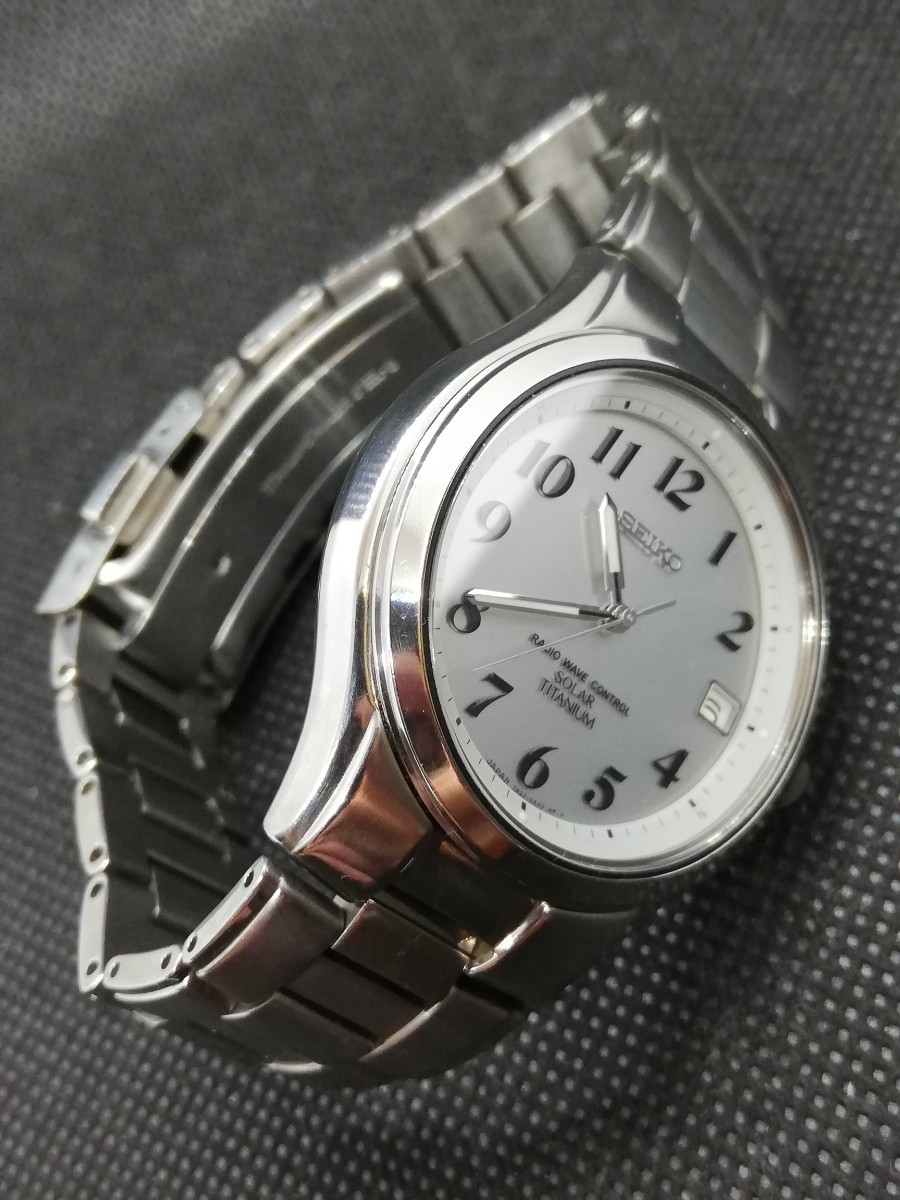 ソーラー 電波】SEIKO セイコーチタニウム SBTM007 7B22-0AD0 ソーラー 電波】SEIKO セイコーチタニウム SBTM007 7B22-0AD0