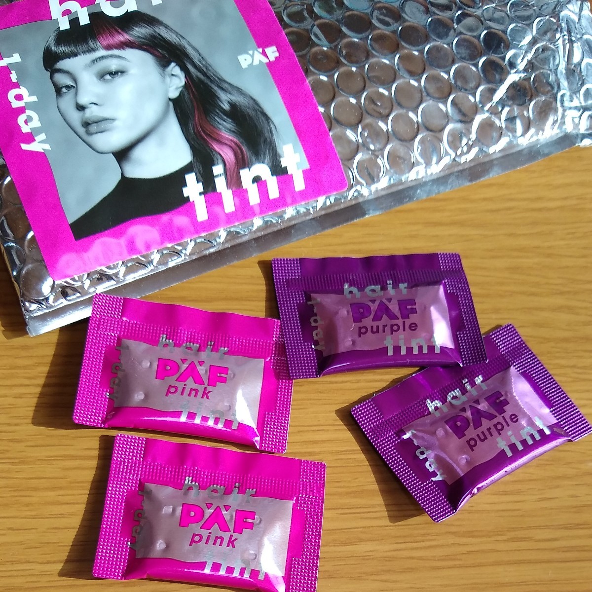 Paypayフリマ 花王 Paf パフ ワンデーヘアティント ピンク シート2個 パープル シート2個 Pink Purple Paypayフリマ 花王 Paf パフ ワンデーヘアティント ピンク シート2個 パープル シート2個 Pink Purple