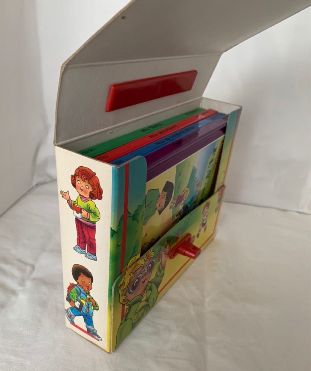  can bell can bell Kids picture book 4 pcs. set case attaching 