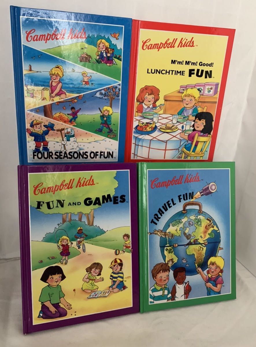  can bell can bell Kids picture book 4 pcs. set case attaching 