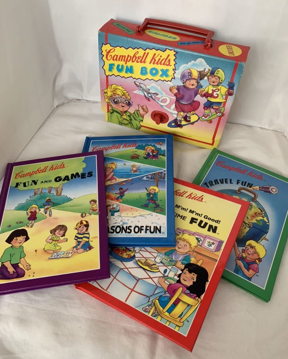  can bell can bell Kids picture book 4 pcs. set case attaching 