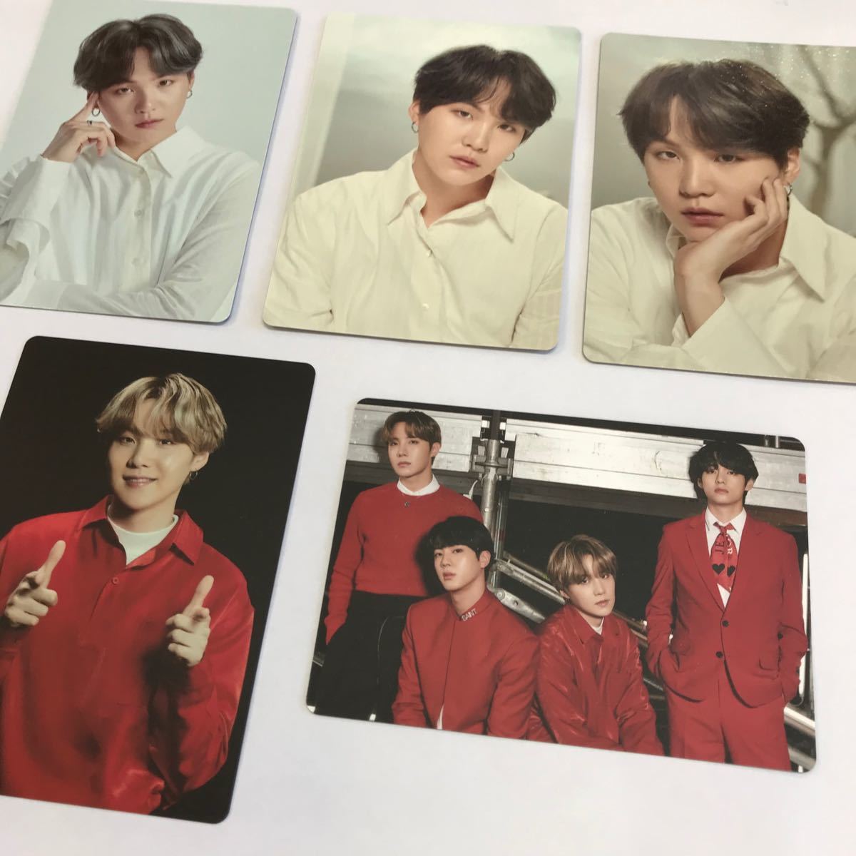 BTS 公式 ユンギ SUGA トレカ ミニフォト セット売り 公式写真 防弾