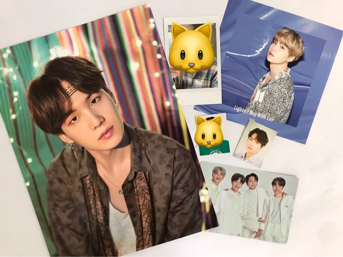 BTS 公式 ユンギ SUGA トレカ ミニフォト セット売り 公式写真 防弾