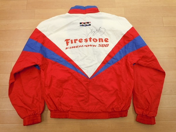 Fire stone fire - Stone * подписан гоночная куртка L* б/у одежда нейлон жакет * джемпер блузон *p