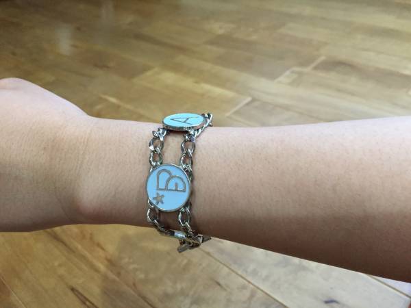 BAPY Bapy Logo bracele silver 