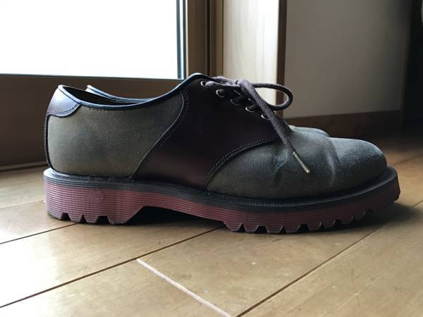 【希少】Dr.Martens ドクターマーチン サドルシューズ UK6 25cm／3ホール オイルドコットン_画像1