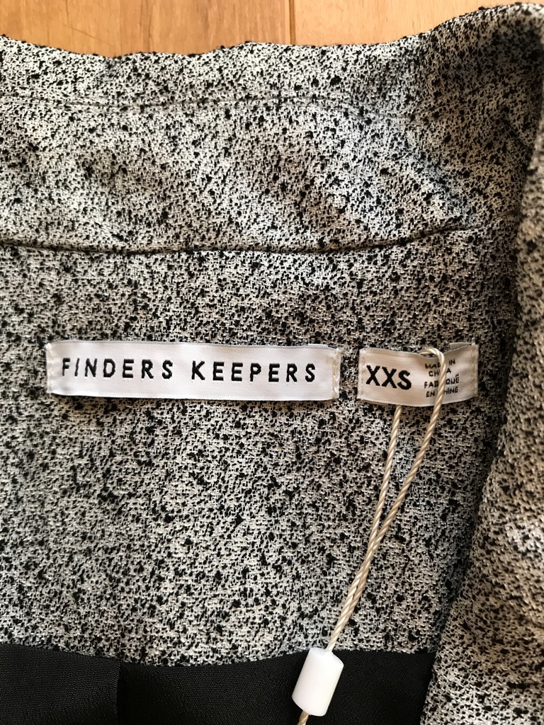 【新品】FINDERS KEEPERS ファインダーズ キーパーズ ロングトレンチコート サイズXXS グレー 送料無料_画像5