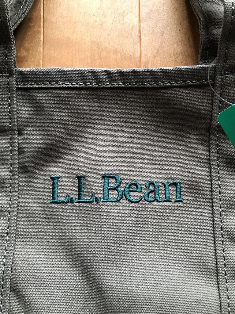 【新品・入手困難】L.L.Bean エルエルビーン グローサリートート オリーブ Dusty olive ロゴ入り グローサリー・バッグ