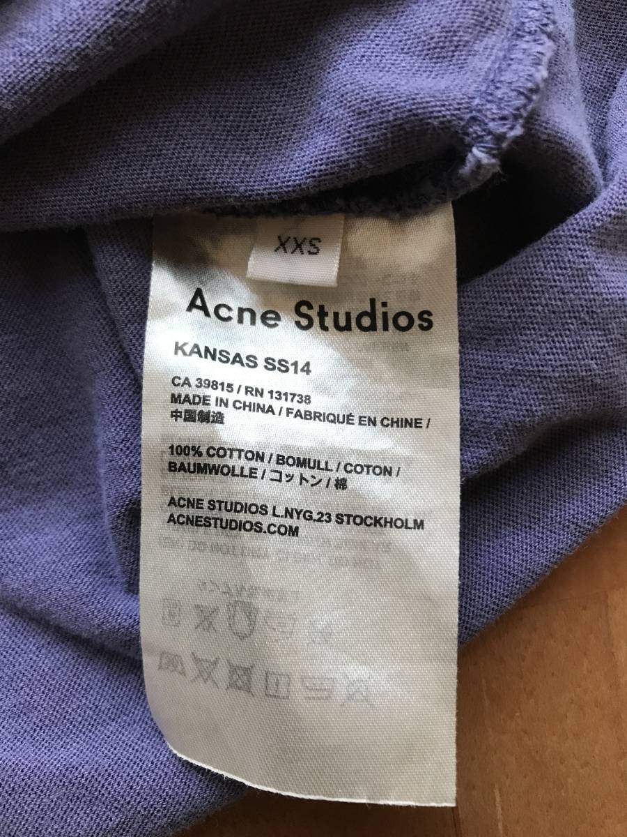 Acne Studios アクネストゥディオズ ポケットTシャツ カットソー XXS