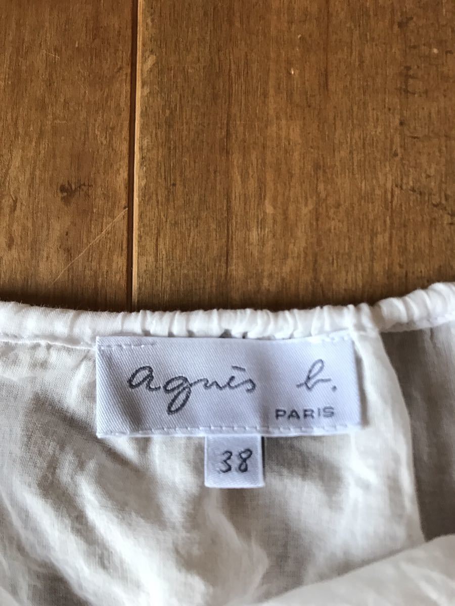 美品】agnes b. アニエスベー ブラウス サイズ38 ローン地ブラウス