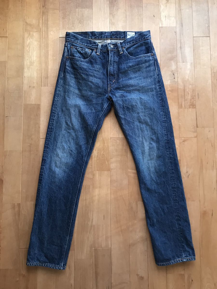 美品】orSlow オアスロウ 107W SLIM FIT サイズS(1) セルビッジ 美品】orSlow オアスロウ 107W SLIM FIT サイズS(1) セルビッジ