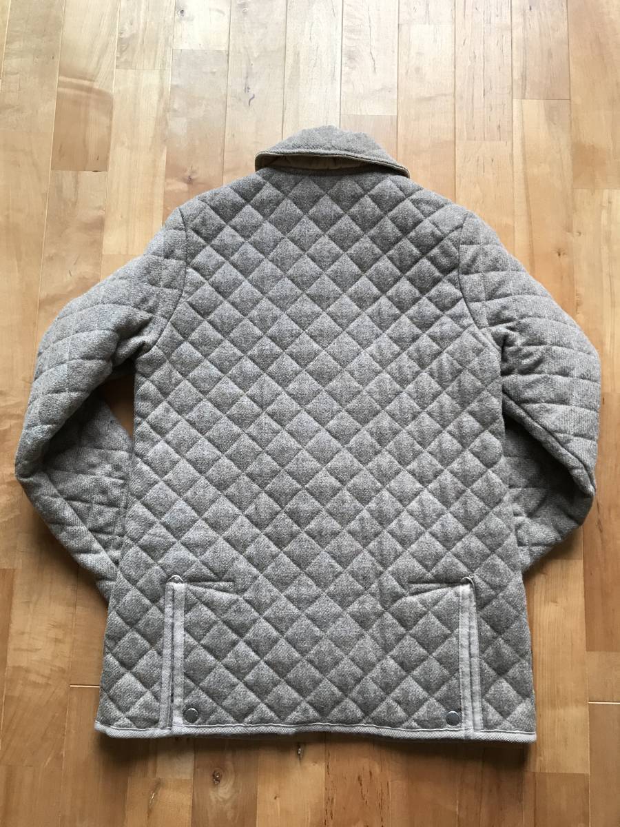 【美品・希少】MACKINTOSH マッキントッシュ ツイードウール キルティング ダブルジャケット サイズ34 ブラウン×レッド