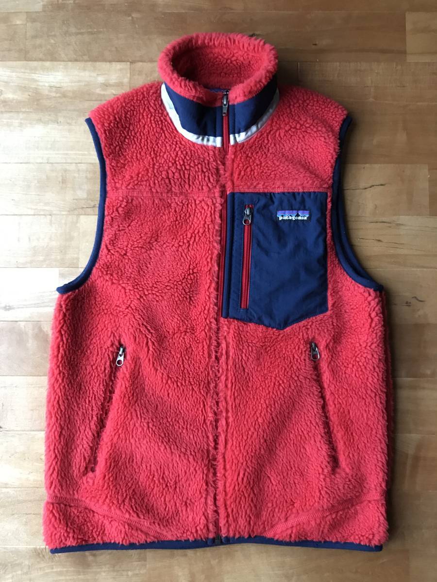 【美品・希少XS】patagonia M's Classic Retro-X Vest パタゴニア メンズ クラシック レトロ ベスト サイズXS レッド