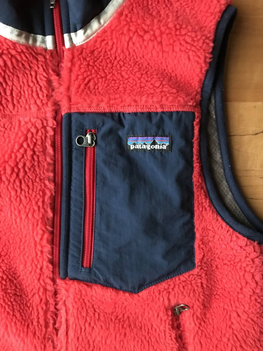 【美品・希少XS】patagonia M's Classic Retro-X Vest パタゴニア メンズ クラシック レトロ ベスト サイズXS レッド