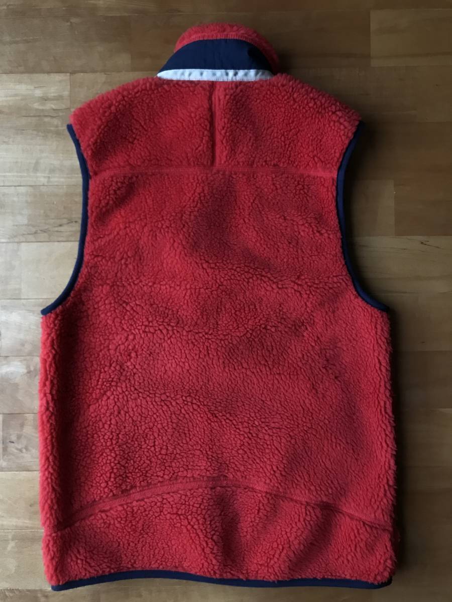 【美品・希少XS】patagonia M's Classic Retro-X Vest パタゴニア メンズ クラシック レトロ ベスト サイズXS レッド