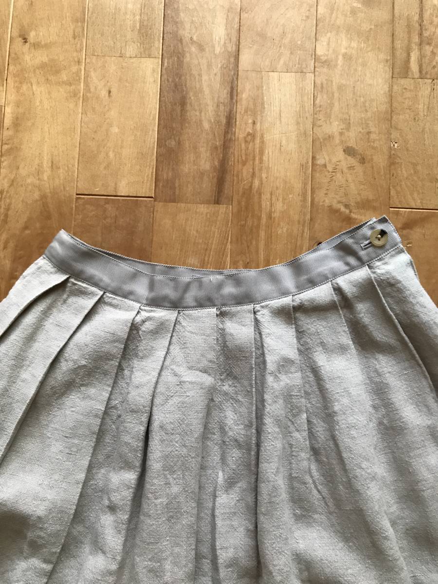 美品】MARGARET HOWELL マーガレットハウエル リネンタックフレア